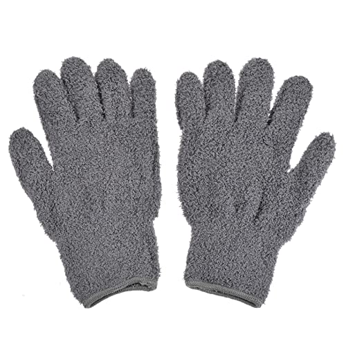 M METERXITY Dust Removal Gloves - Household Cleaning Mitts Soft & Durable, Apply to Kitchen/Garden/Room - color: Gray
