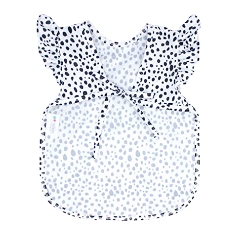 BapronBaby Flutter Baby Led Weaning Infant Feeding Bib Crafting Smock 6M-5T - color: Organic Dot, size: Preschool 3-5yrs