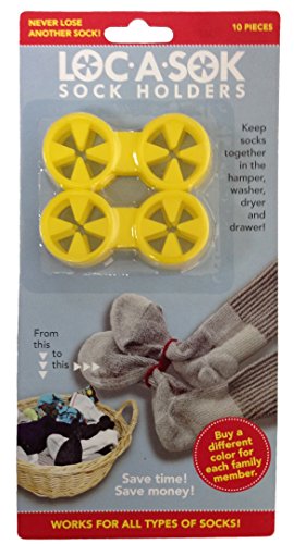 Loc A Sok Sock Locks (Yellow) - color: Yellow