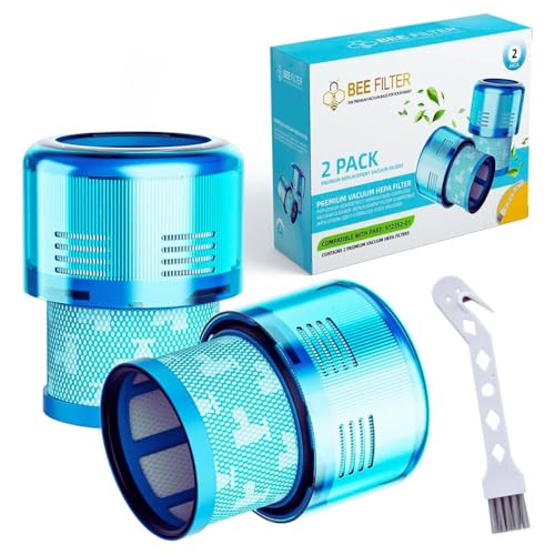 Dyson Gen5 Detect Filter, 2-Pack Premium True HEPA Replacement Filters for Dyson Gen5 Detect, Gen5 Detect vacuum, Gen5detect Absolute, Gen5outsize Absolute, Gen5detect, Gen5outsize, Part no. 972352-01 - size: 2 Gen5 Blue Filters