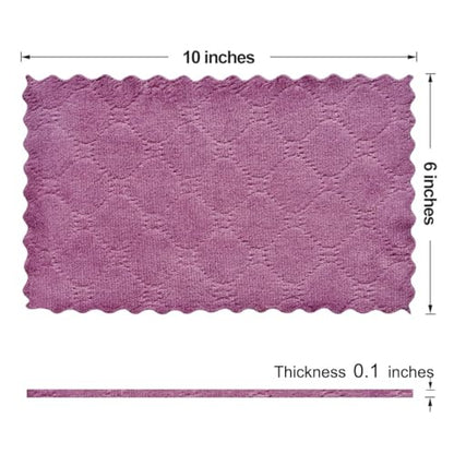 OstWony 12PCS Kitchen Towels Dish Cloths, Reusable Cleaning Rags 10x6in - size: 10 inches x 6 inches