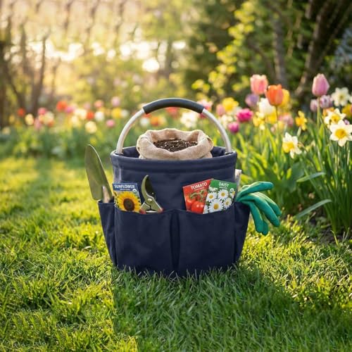 Cleaning Caddy For Cleaning Supplies Organizer Bucket - color: Blue