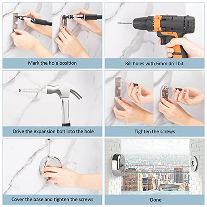 Clatoon Retractable Clothesline 9.0 Feets Adjustable, 304 Stainless Steel