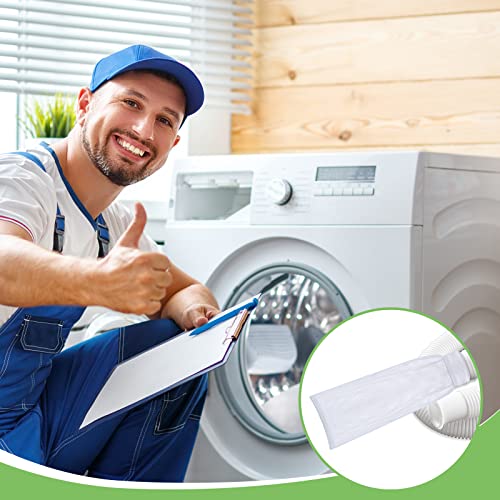Shappy 24 Pack Washing Machine Lint Traps with Cable Ties (White) - color: White