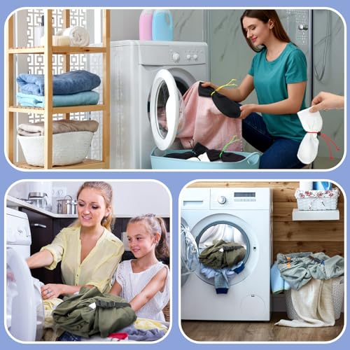 Lineshading 49 Pcs Laundry Straps with Sock Clips Set Laundry Accessory