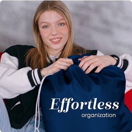 Handy Laundry XL Nylon Laundry Bag 30"x40", 60 lb Capacity, Navy Blue - color: Navy Blue, size: 30" x 40"