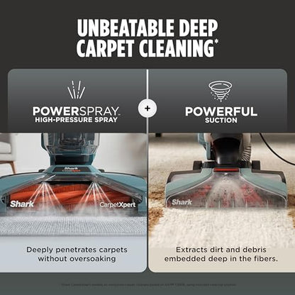 Shark CarpetXpert Upright Carpet & Built-in Stain Cleaner, 3 Tools, EX151 - style: CarpetXpert + Spot & Stain