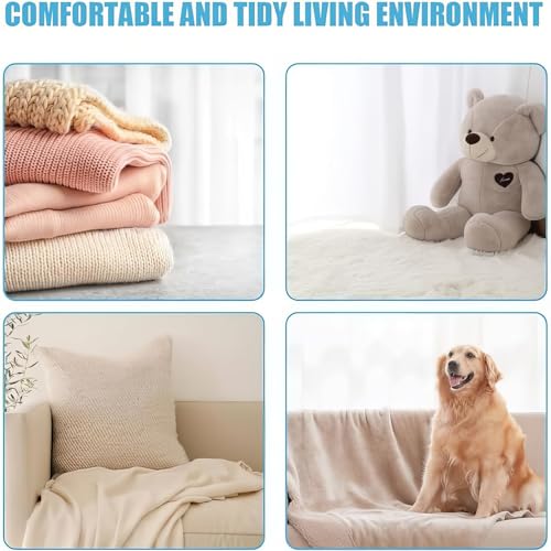 Pet Hair Remover for Laundry - 12PCS Reusable Dog & Cat Hair Catcher Balls for Washing Machine - Pet Fur Remover for Clothes, Bedding & Blankets - Safe on Fabric, Won’t Damage Laundry