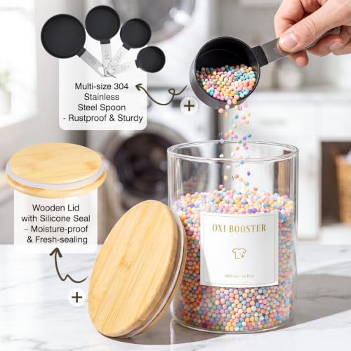 Luxspire Laundry Pods & Powder Container, Laundry Room Organization, 2 Pack - style: 2 Pack
