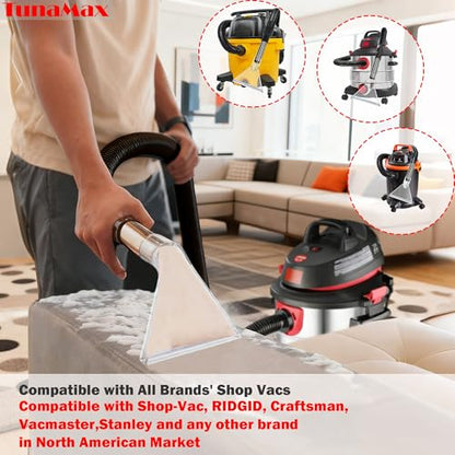 TunaMax Universal Work with All Wet Shop Vacs Clear Extractor Attachment - size: Small+Large