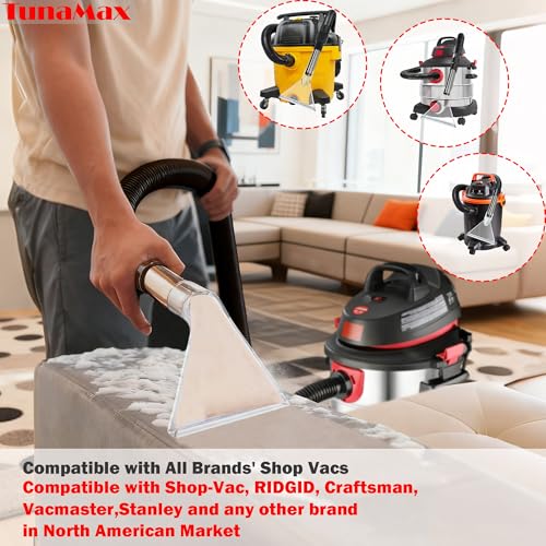 TunaMax Universal Work with All Shop Vacs Clear Extractor Attachment - size: Large