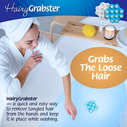 As Seen on Shark Tank Hair Shower Drain Hair Catcher, Hair Stopper Bathtub Drain Protector, & Catcher Drain Cover Alternative, Must-Haves HairyGrabster, 1 Pack, Purple - color: Purple, size: 1 Pack