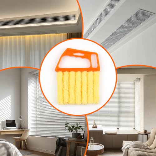 Blind Cleaner Brush Tool, 7 Fingers Washable Microfiber Dusters for Cleaning, Crevice Cleaning Brush, Duster for Venetian Blinds and Air Conditioner Vents