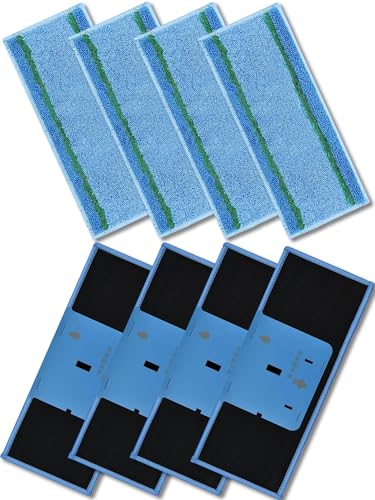Upgraded M6 Wet Mopping Pads for iRobot Braava Jet M6 Series 6012/6110/6112/6113 Ultimate Robot Mops. Washable & Reusable Microfiber M6 Mop Deep Clean Pads Accessories, 8-Pack - color: 8 Pack for M6