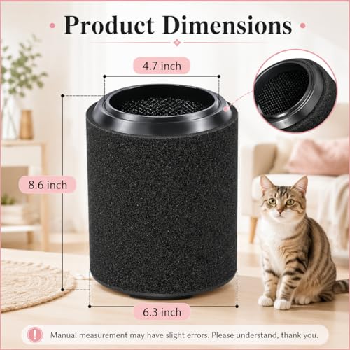 VF7000 Foam Filter for Rid-gid Shop Vac 5-20 Gal Wet/Dry Vacuums - color: black