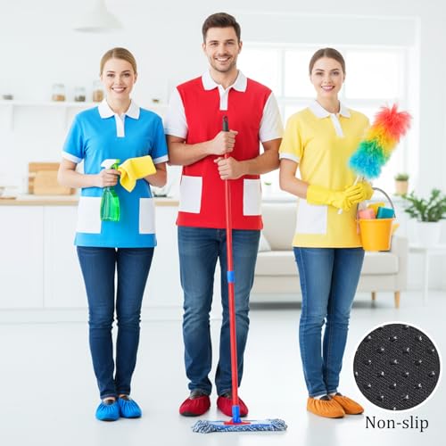 Dimeho 11 Pairs Shoe Covers Washable Thickened Boot Shoe Covers, Multicolor