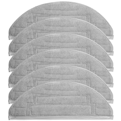 6 Pack Mop Pads Compatible with Roborock S8 Pro Ultra Robot Vacuum, Reusable Microfiber Mopping Pad Replacement Accessories