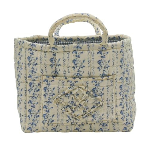 Boho Fabric Storage Basket, Large Capacity Laundry Basket, 12.2'' x 10.23'' x 10.23'' Collapsible Laundry Hamper with Easy Carry Handles (B Multi-Color 5, L) - color: B Multi-Color 5