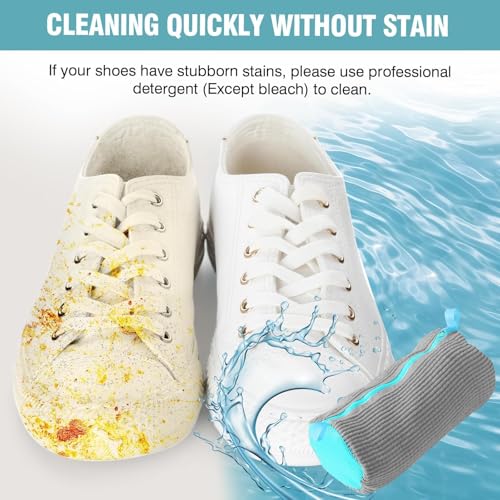 Shoe Washing Machine Bag, Shoe Laundry Bag for Washer and Dryer - color: Gray, size: 1 PACK