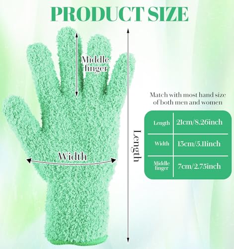 Microfiber Gloves for Plants, Microfiber Plant Cleaning Gloves