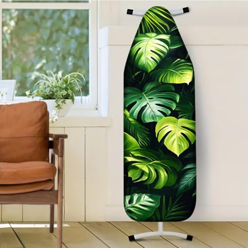 Nuxovilar Green Monstera Leaves Ironing Board Cover 15x54 Polyester - color: Yfw03643, size: 15×54 inch