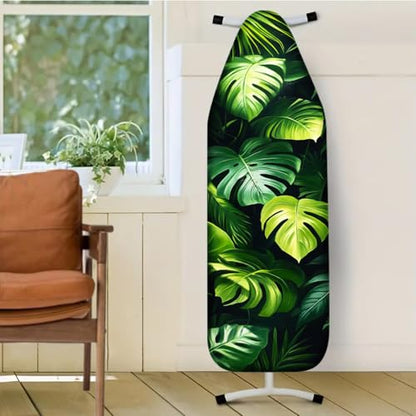 Nuxovilar Green Monstera Leaves Ironing Board Cover 15x54 Polyester - color: Yfw03643, size: 15×54 inch