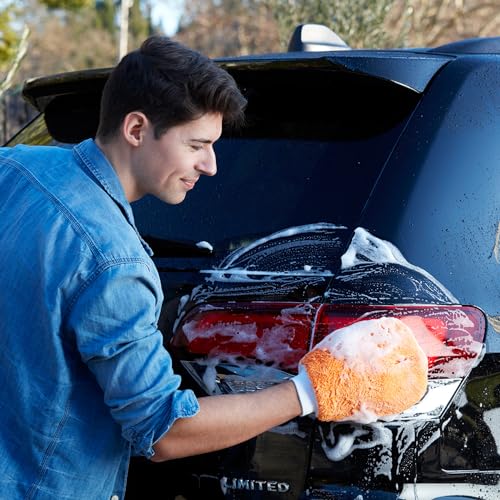 Armor All Microfiber Car Wash Mitt, Car Wash Supplies for Cars, Trucks and Motorcycles - size: 1 Count (Pack of 1), style: Wash Mitt