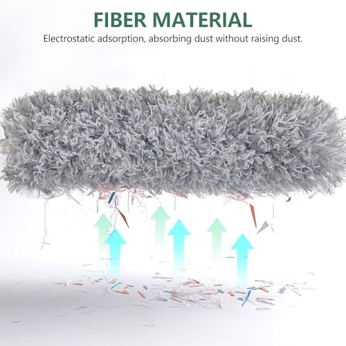SetSail Dusters and Cobweb Brush with Extension Pole for Cleaning, Gray - color: Gray, size: Cobweb Brush&Duster
