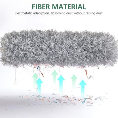 SetSail Dusters and Cobweb Brush with Extension Pole for Cleaning, Gray - color: Gray, size: Cobweb Brush&Duster