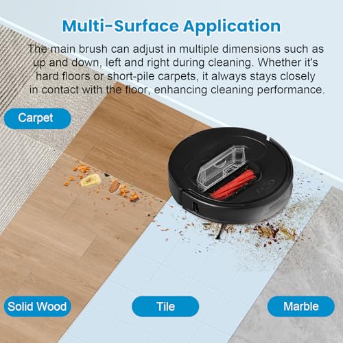 4P Replacement Brushes for Roborock S7/Q Revo/T7S/Q7 Series,QV35A,QV35S,Q5 - size: S7 Rubber Brush