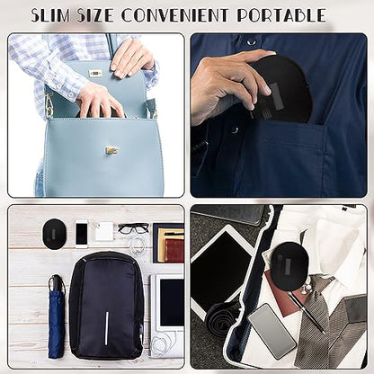 New Double-layer Retainer Storage Case with Belt Chewing,Removal Tool,Cleaning Brush,Built in Mirror Orthodontic Retainer Case - color: black