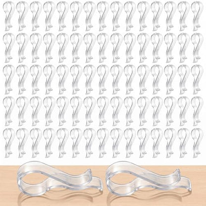 200 PCS Hanger Clips for Pants, S-Shaped Pant Strut Clips No Crease