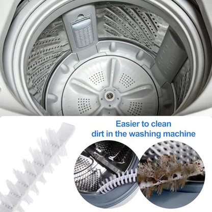 4-Pack Pet Hair Remover for Laundry with Washing Machine Cleaning Brush, Lint Catcher for Washing Machine, Pet Dog Hair Removal Tool, Floating Fur Filtering Mesh Removal