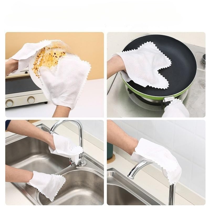 Versatile Microfiber Dusting Gloves Wet and Dry Use Reusable Cleaning Gloves for Kitchen Living Room Bedroom Car Furniture Window Blinds
