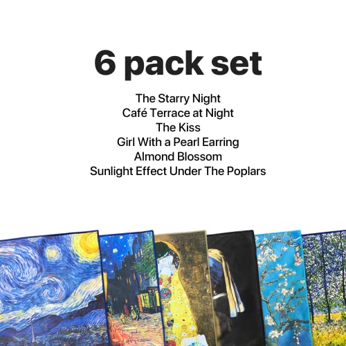 Large [6 Pack] World Best Classic Art Collection Microfiber Cloth - Ultra Premium Quality Microfiber Cleaning Cloths(Best for Camera Lens, Glasses, Screens, and All Lens.), Microfiber Cloth - color: Classic Art Collection - 6 Pack, size: 6 Pack