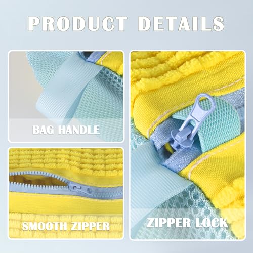 MACTANO Shoe Washing Machine Bag, Sneaker Cleaning Laundry Shoe Bag for Washer Dryer 2PCS