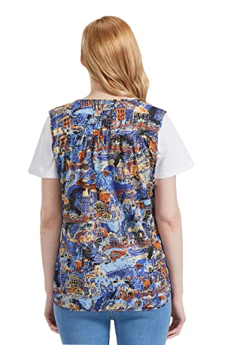 Nanxson Cobbler Apron for Women with Pockets,Cotton Smock with Buttons - color: Braunhouse, size: Small