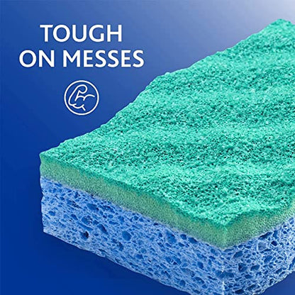 O-Cedar Scrunge Multi-Use Scrub Sponge (Pack of 6) Non-Scratch, Odor-Resistant, All-Purpose Scrubbing Sponge Safely Cleans All Hard Surfaces in Kitchen and Bathroom - size: 6 Count (Pack of 1)