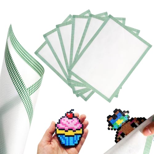 6PCS, 6x8'' Thick Texture Ironing Paper for Fuse Beads Protective