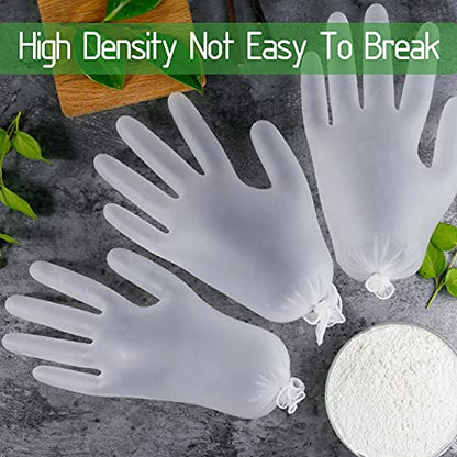 Dr.GreenPanda Clear Vinyl Disposable Gloves Food Safe Powder/Latex Free