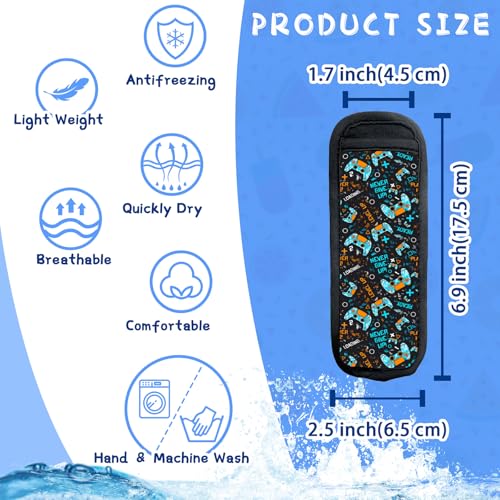 6 Pieces SLEILIN Ice Pop Neoprene Insulator Sleeves, Ice Pop Stick Sleeves for Kids, Multicolor Ice Sleeves Holder Bags, Freezer Reusable Popsicle Covers, Antifreezing Covers for Girls Boys - color: Multicolour-1