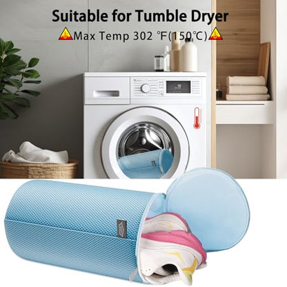 Shoe Washing Machine Bag, Large Laundry Bag for Sneaker, Blue, 8x15", 4Pcs - color: Blue, size: 4XL(8x8x15")