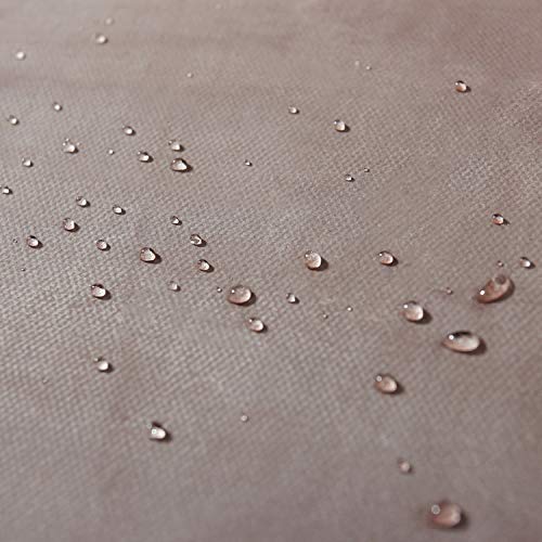 Rubber Waterproof Apron Butcher Heavy Duty -Oil Chemical Resistant Safety Aprons for Cleaning Fish, DishWashing - color: Brown, size: X-Large