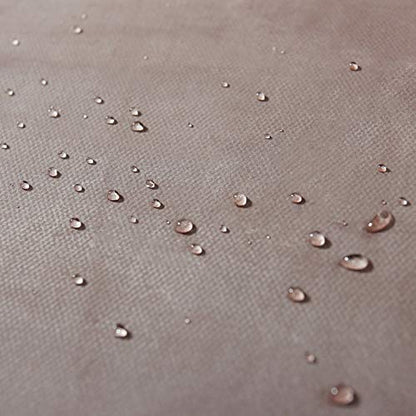 Rubber Waterproof Apron Butcher Heavy Duty -Oil Chemical Resistant Safety Aprons for Cleaning Fish, DishWashing - color: Brown, size: X-Large