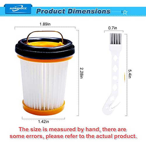 Wandvac Filter Replacement for Shark WV201 ION W1 Handheld Vacuum - size: 5Pack