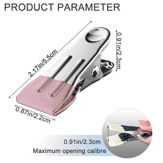 Stainless Steel Clothes Pins for Laundry - Multipurpose Heavy Duty Outdoor Clips for Socks, Towels, Snacks, Photo (66, Pink) - color: Pink