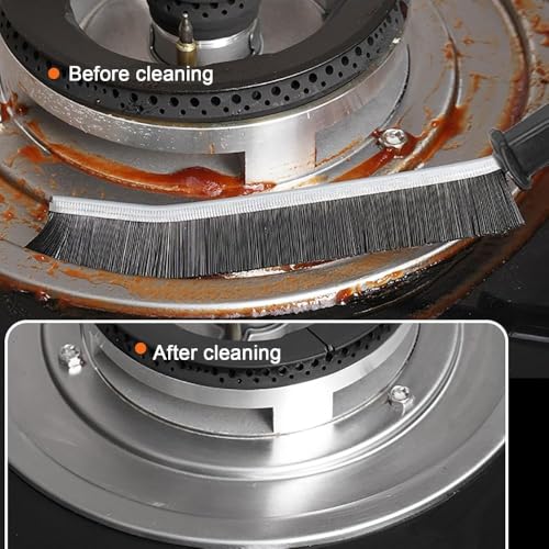 Multi-Purpose Crevice Cleaning Brush,Track Groove Cleaner Household Tool for Bathroom Kitchen