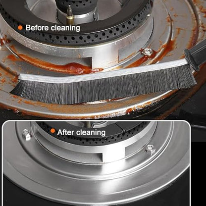 Multi-Purpose Crevice Cleaning Brush,Track Groove Cleaner Household Tool for Bathroom Kitchen