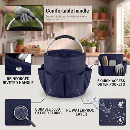 Cleaning Caddy For Cleaning Supplies Organizer Bucket - color: Blue