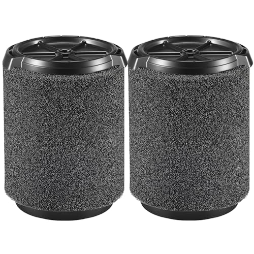 2 Pack VF7000 Replacement Filter for Ridgid Shop Vac, Compatible with Ridgid 5-20 Gallon and Husky 6-9 Gallon Wet/Dry Vacuum Cleaners Replacement Filters, Foam Wet Application Filter